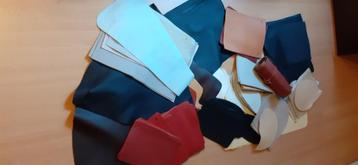 Leder voor creatieve toepassingen: sleutelhangers, tasjes,.. beschikbaar voor biedingen