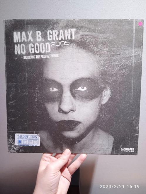 12" Max B. Grant – No Good 2005 (Prodigy Remix, Hardstyle), CD & DVD, Vinyles | Dance & House, Utilisé, Autres genres, 12 pouces