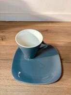 Royal Boch Expo '58: koffietas+ bord grijs, Verzenden, Nieuw