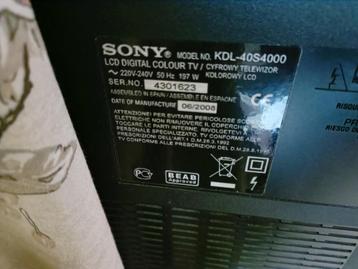 Televisies en videorecorder/dvd-combo's, Ophalen of Verzenden, Gebruikt, 100 cm of meer, Sony