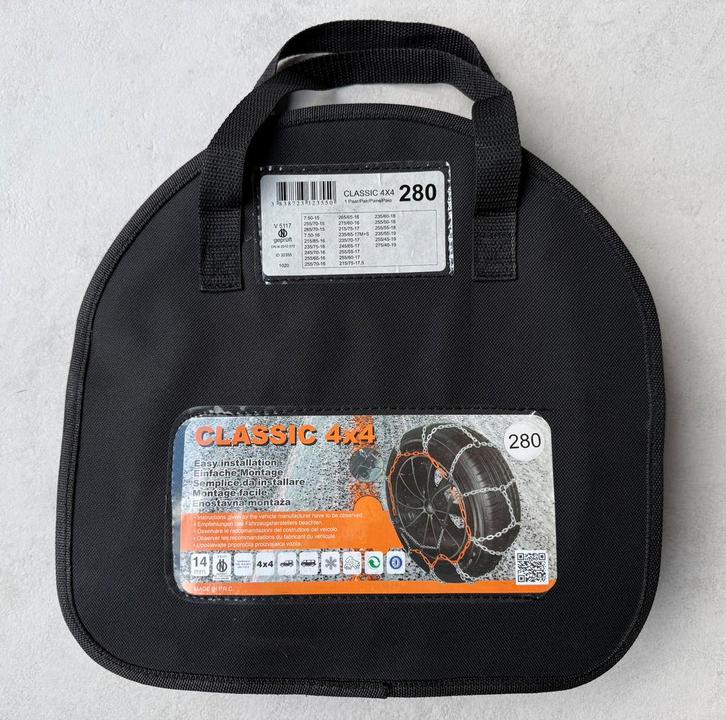 Chaînes à neige 280 non utilisées, Autos : Divers, Chaînes, Comme neuf, Enlèvement