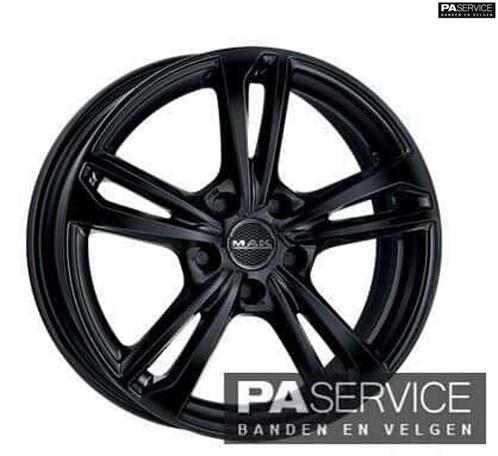 Nieuw 17 inch Gloss Black MAK Emblema set voor FIAT 500, Auto-onderdelen, Banden en Velgen, Velg(en), 17 inch, Ophalen of Verzenden