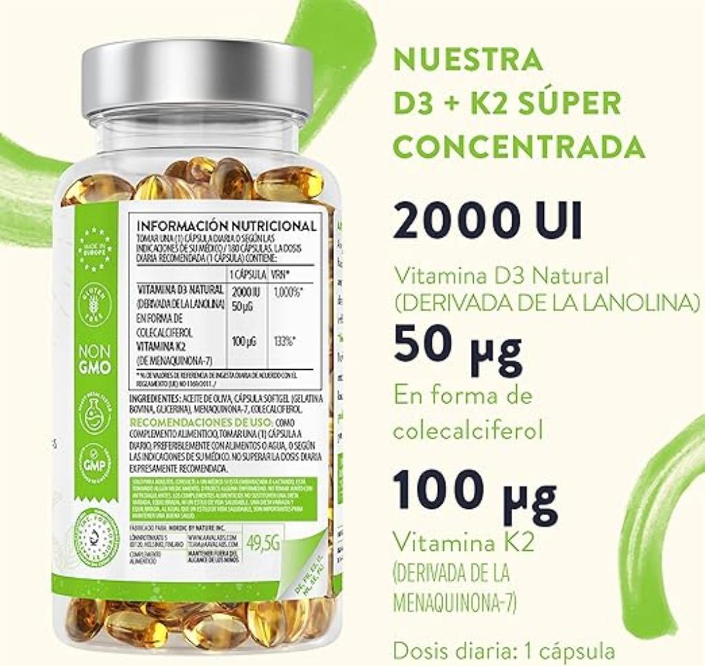 Hooggedoseerde vitamine D3 K2 met olijfolie GRATIS LEVERING, Verzenden, Nieuw, Overige typen