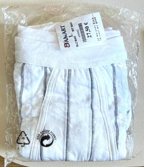 2 slips "DAMART”// Maat L // NIEUW / Verpakt /, Kleding | Heren, Ondergoed, Slip, Wit, Ophalen of Verzenden