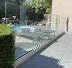 Glazen wand, Tuin en Terras, Ophalen, Gebruikt, 100 tot 150 cm, Glas