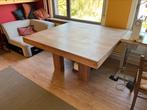 Houten tafel - fineer hout - 140x140x78cm, Huis en Inrichting, Ophalen, Modern design, Vierkant, Zo goed als nieuw