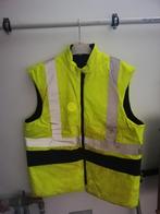 Fluo bodywarmer voor werf, Ophalen, Gedragen