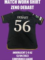 Anderlecht Match Worn Shirt, Zeno Debast, Tegen Az 2-0 winst, Sport en Fitness, Voetbal, Shirt, Ophalen