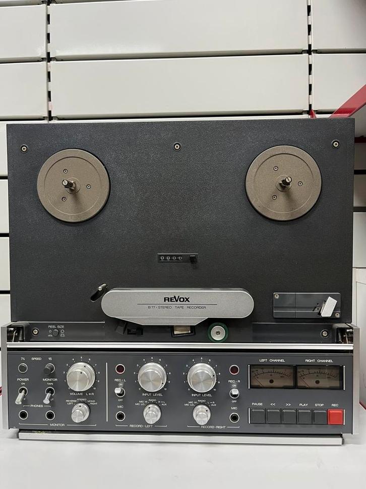 ReVoX B77 stereobandrecorder - Bandrecorder, Audio, Tv en Foto, Bandrecorder, Bandrecorder, Ophalen of Verzenden