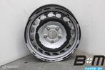 1 losse 15 inch stalen velg VW Caddy 2K0601027B, Auto-onderdelen, Banden en Velgen, Gebruikt, Velg(en)