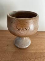 Calice Orval en grès 33cl brun neuf
