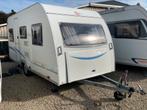 Nette caravan Burstner 435, 4 persoons met voortent, Caravans en Kamperen, Caravans, Rondzit, Bedrijf, Schokbreker, Tot en met 4