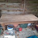 Eiken salontafel, Tuin en Terras, Ophalen, Gebruikt