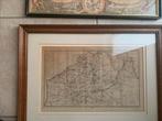 Ancienne carte de la côte flamande, Livres, Atlas & Cartes géographiques, Comme neuf, Enlèvement