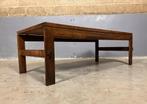 Salontafel Wenge Vintage Brutalist Mid Century, Ophalen, Gebruikt, Rechthoekig, Vintage Brutalist Mid Century Dutch Deens Design