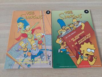 The Simpsons nrs 3 en 4. 3 euro per strip