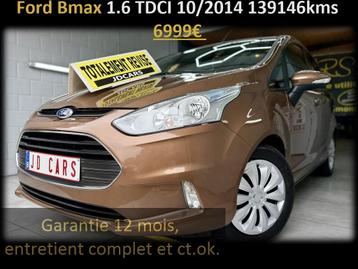 FORD BMAX 1.6 TDCI ‼️GARANTIE 1 AN CTOK‼️ beschikbaar voor biedingen