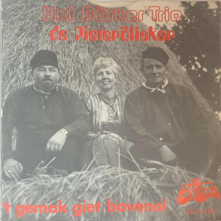 Börker Trio - De Pieteröliekar, Cd's en Dvd's, Vinyl Singles, Gebruikt, Single, Nederlandstalig, Ophalen of Verzenden