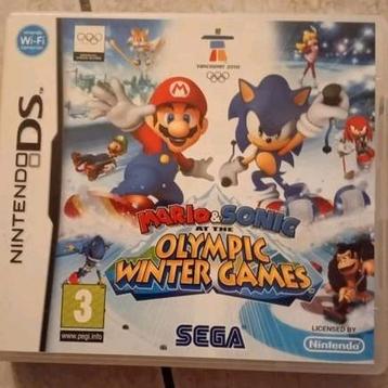 MARIO & SONIC on The Olympic Winter Games/Nintendo DS=35€.. beschikbaar voor biedingen