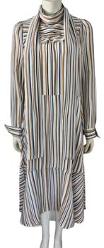 DOROTHEE SCHUMACHER 100% zijde jurk - 2, Kleding | Dames, Jurken, Maat 38/40 (M), Onder de knie, Zo goed als nieuw, Verzenden