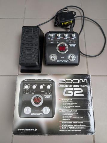 Zoom G2 Multi-effects Guitar Pedal beschikbaar voor biedingen