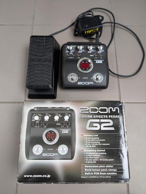 Zoom G2 Multi-effects Guitar Pedal, Muziek en Instrumenten, Effecten, Gebruikt, Chorus, Delay of Echo, Distortion, Overdrive of Fuzz