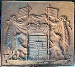 Taque de cheminée aux armes de Looz., Antiek en Kunst, Antiek | Woonaccessoires, Ophalen