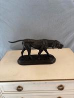 Bronzen beeld - pointer standing still, Antiek en Kunst, Antiek | Brons en Koper, Ophalen