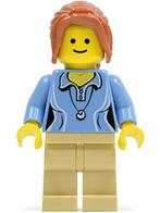 Lego figuur Twn189 uit set Parisian Restaurant (2), Kinderen en Baby's, Speelgoed | Duplo en Lego, Ophalen of Verzenden, Zo goed als nieuw