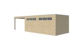 Houten garage 7211 EXT 300 IMP: 810X 30x216 cm, Verzenden, Nieuw