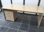 Bureau met ladeblok, Huis en Inrichting, Bureaus, Ophalen, Gebruikt, Bureau