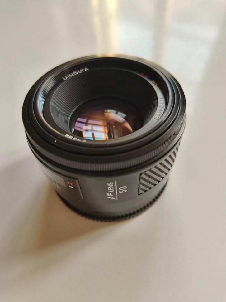 Minolta AF 50mm F1.7 lens – klassieke Minolta lens, Audio, Tv en Foto, Foto | Lenzen en Objectieven, Gebruikt, Standaardlens, Ophalen of Verzenden