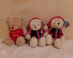 3 beren Love You valentijn beertjes knuffels knuffelberen, Nieuw, Overige typen, Ophalen of Verzenden