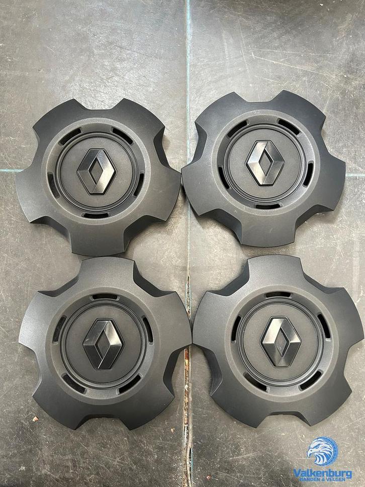 ORIGINELE Renault Trafic naafkap naafdop wieldop set zwart, Auto diversen, Wieldoppen, Gebruikt, Verzenden