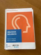 Kwalitatieve data analyse - syllabus, Boeken, Studieboeken en Cursussen, Ophalen, Gelezen, Hoger Onderwijs