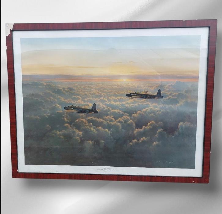 Britse WO2 RAF Evening Departure by Gerald Coulson 1940, Verzamelen, Militaria | Tweede Wereldoorlog, Ophalen