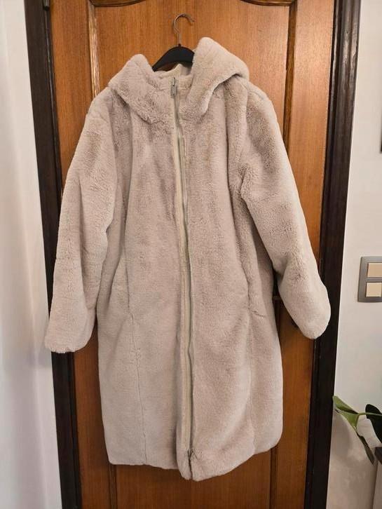 Lange mooie dubbezijdige/reversible winterjas Rino&Pelle 42, Kleding | Dames, Jassen | Winter, Zo goed als nieuw, Maat 42/44 (L)