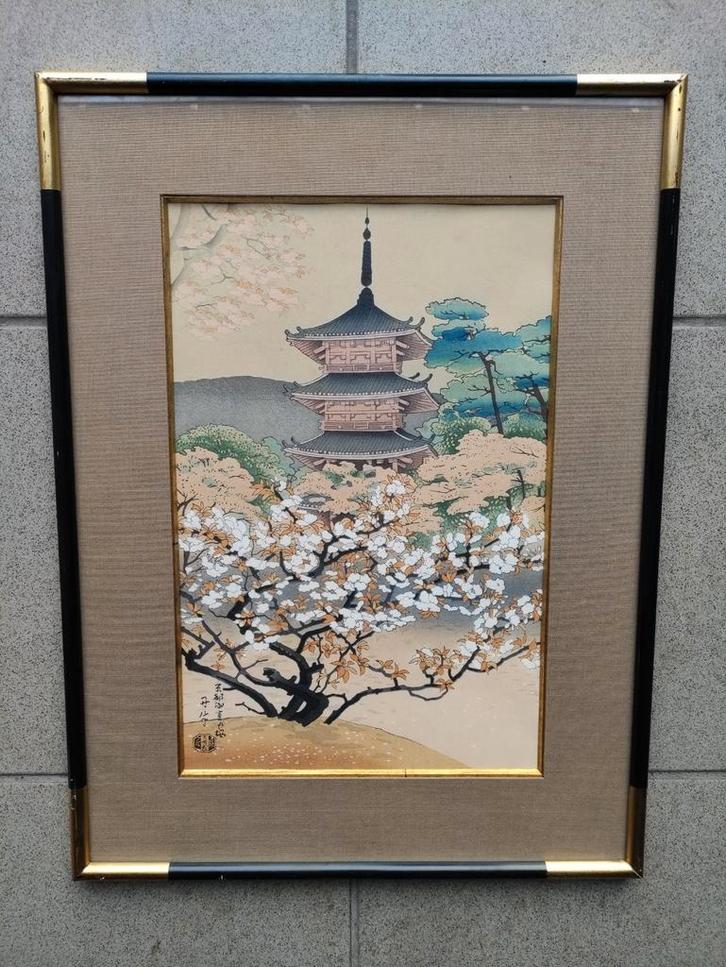 JAPANSE WOODBLOCK, Antiek en Kunst, Kunst | Etsen en Gravures, Ophalen of Verzenden