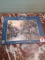 Thomas Kinkade puzzel Schmidt edition van 1000 stukjes, Zo goed als nieuw, Legpuzzel