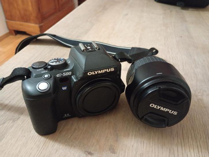 Olympus e-500 avec capteur CCD à objectif 14-54, TV, Hi-fi & Vidéo, Appareils photo numériques, Utilisé, Reflex miroir, Olympus