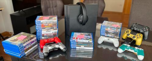 PS4 1TB + Games & Accessoires, Consoles de jeu & Jeux vidéo, Consoles de jeu | Sony PlayStation 4, Comme neuf, Slim, 1 TB, Avec 3 manettes ou plus
