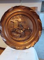 Grande assiette en cuivre décorative, Antiquités & Art, Antiquités | Bronze & Cuivre, Enlèvement, Cuivre