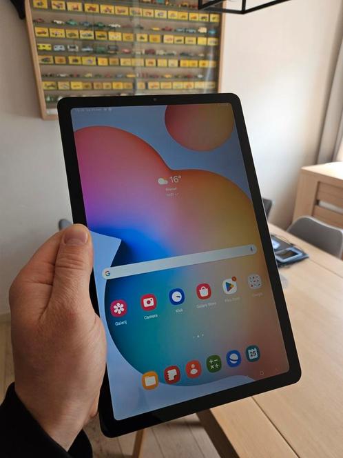 Samsung Galaxy Tab S6 Lite 128 gb + hoesje, Informatique & Logiciels, Android Tablettes, Comme neuf, Wi-Fi, 10 pouces, 128 GB