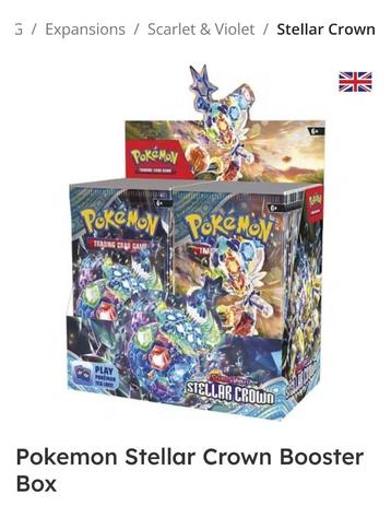  pokemon boosterboxen  beschikbaar voor biedingen