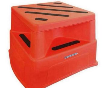 SAFETY STEP BOX 250KG opstap-kruk 505X505X365 oranje Nieuw beschikbaar voor biedingen