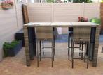 Bartafel met 6 stoelen, Huis en Inrichting, Ophalen, Gebruikt