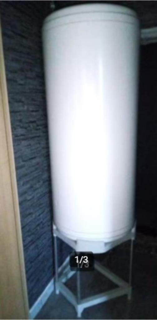 Ketel/ketel/boiler 200 l + ondersteuning, Doe-het-zelf en Bouw, Chauffageketels en Boilers, Gebruikt, Geiser, 100 liter of meer