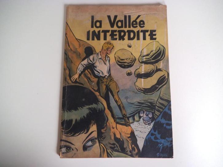 La vallée interdite  1954  De blauwe sperwer, Boeken, Stripverhalen, Gelezen, Eén stripboek, Ophalen of Verzenden