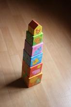stapelblokken toren - 6 delig, Kinderen en Baby's, Ophalen, Zo goed als nieuw, Kunststof