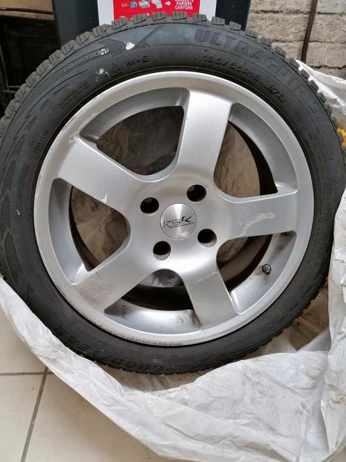 4 pneus hiver montés sur jantes, Auto-onderdelen, Banden en Velgen, Band(en), Winterbanden, Ophalen